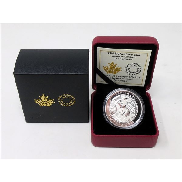 2014 Canada 1 Oz./31.60 Grams .9999 Silver Coin