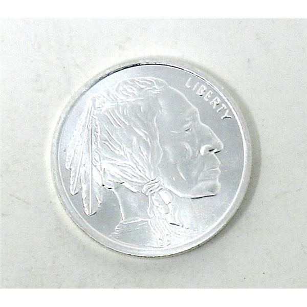 1 Oz. First Nations/Buffalo .999 Silver Round