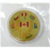 Image 1 : 1 Oz. Canada Colourized .999 Silver Art Round