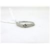 Image 1 : 10 KT White Gold .10 Carat Diamond Solitaire Ring