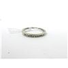 Image 1 : 14 KT White Gold 11 Diamond Band Ring