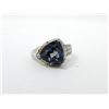 Image 1 : Blue Mystic Topaz & Diamond Ring in Sterling Silver