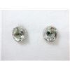 Image 1 : New Green Amethyst & Diamond Earrings