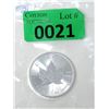 Image 1 : 1 Oz. .9999 Silver 2019 Canadian Maple Leaf Coin