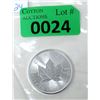 Image 1 : 1 Oz. .9999 Silver 2022 Canadian Maple Leaf Coin