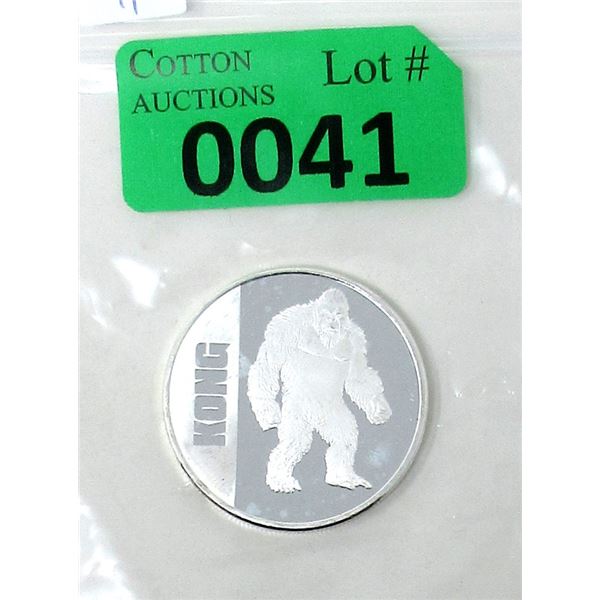 1 Oz. .999 Fine Silver 2021  Kong  Coin