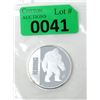 Image 1 : 1 Oz. .999 Fine Silver 2021 "Kong" Coin