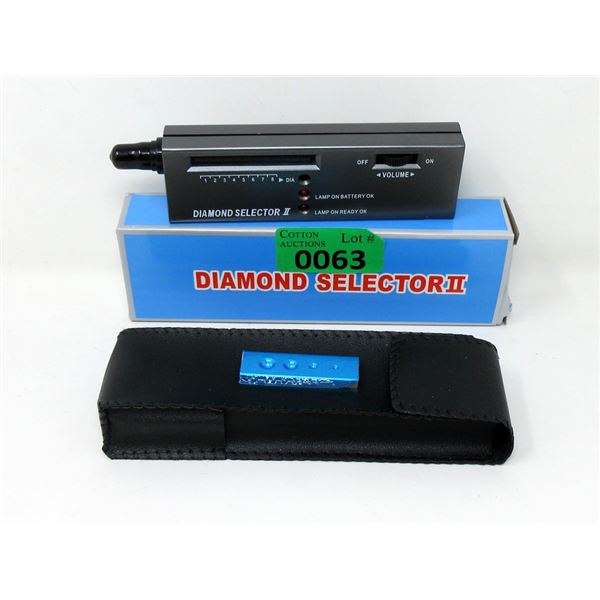 New Diamond Tester with Case & Stone Holder