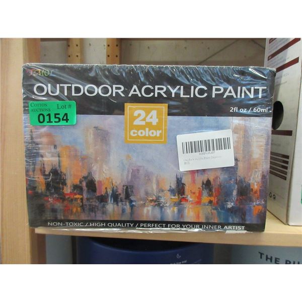 TMOL 24 Colour Outdoor Acrylic Paint Set