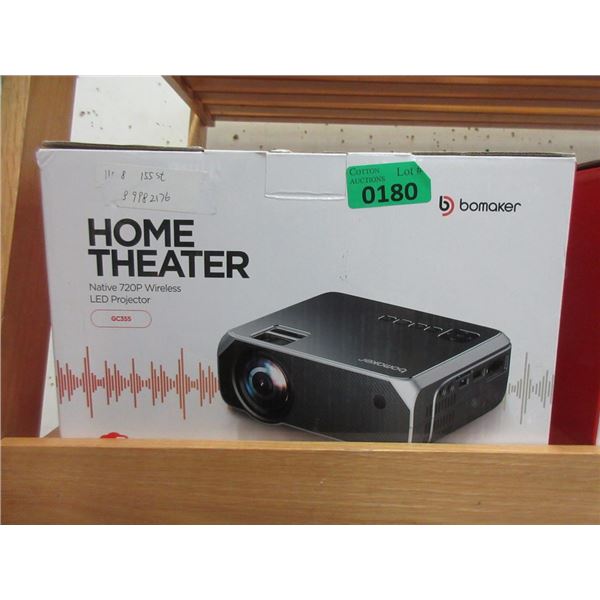 Bomaker Wireless Home Theater LED Projector