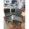 Image 1 : 2 Height Adjustable Chairs & 1 Side Chair