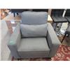 Image 1 : Grey Fabric Upholstered Arm Chair