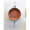 Image 1 : Handled Copper Basin - 15" Diameter x 5" Deep