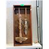 Image 1 : Wood Framed Stone Axe & Tool Display