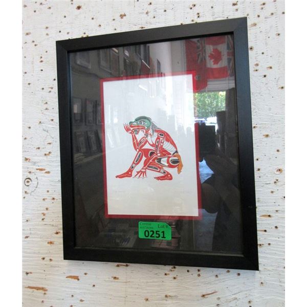 Richard Shorty Framed Print - Frog Dancer