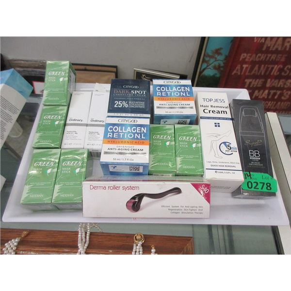 14 Assorted Skin Care Products