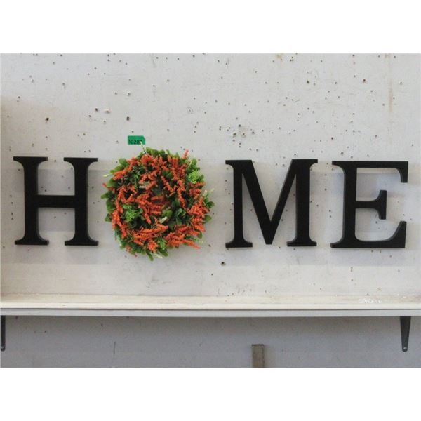 3 New HOME 4 Piece Wall Signs - 12" "O"