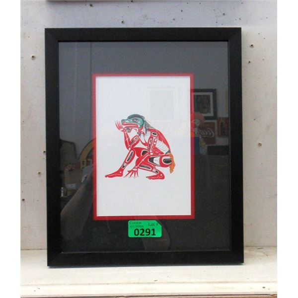 Richard Shorty Framed Print - Frog Dancer