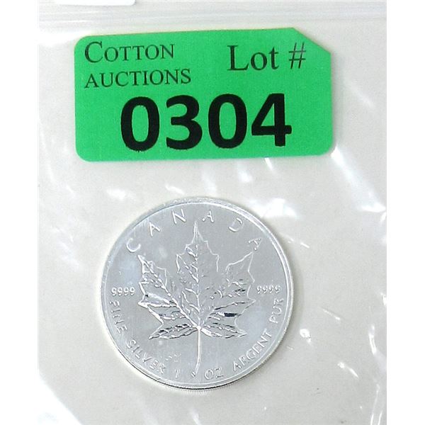 1 Oz. 2006 Canada .9999 Silver Maple Leaf Coin