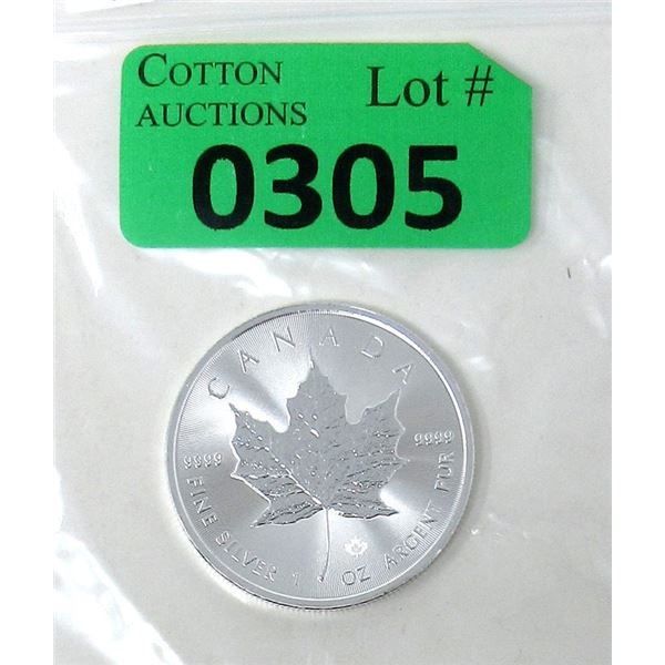 1 Oz. 2022 Canada .9999 Silver Maple Leaf Coin