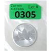 Image 1 : 1 Oz. 2022 Canada .9999 Silver Maple Leaf Coin