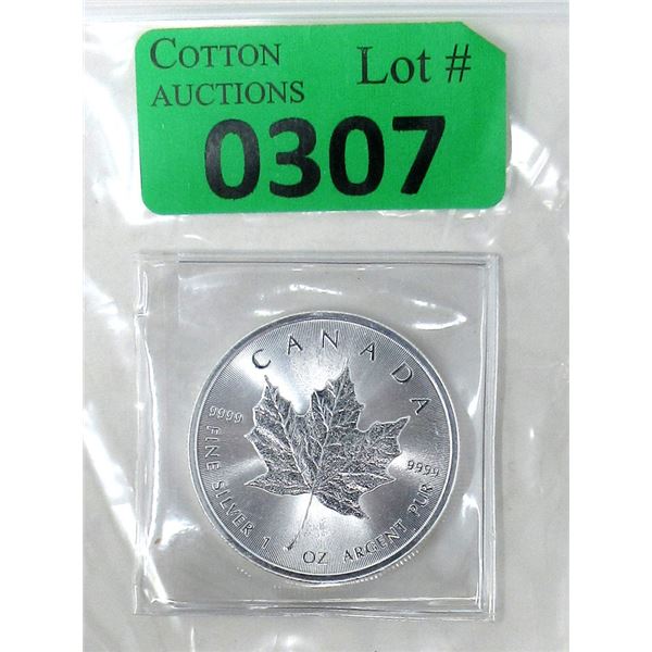 1 Oz. 2014 Canada .9999 Silver Maple Leaf Coin