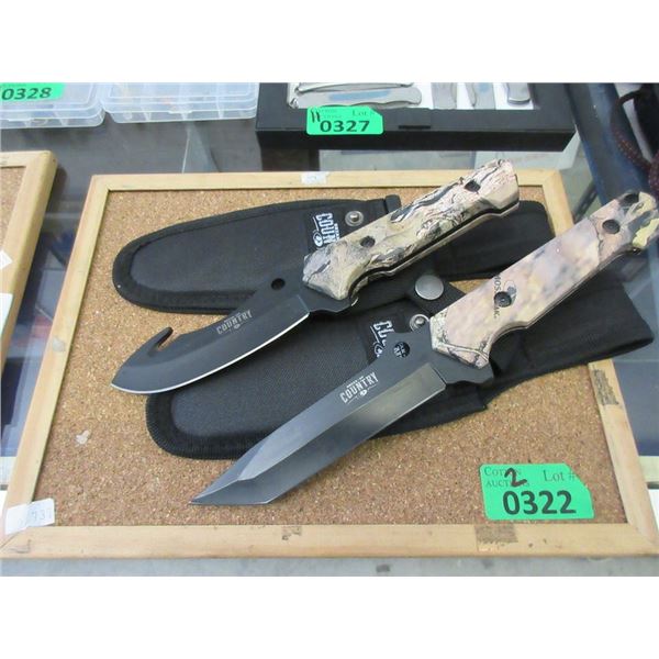 Break-Up Country Cut Knife & 5" Knife
