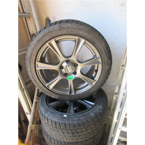 Set of 4 Tires on Sport Edition Rims