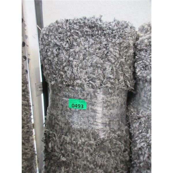 5' x 7' Medium Grey Shag Area Carpet