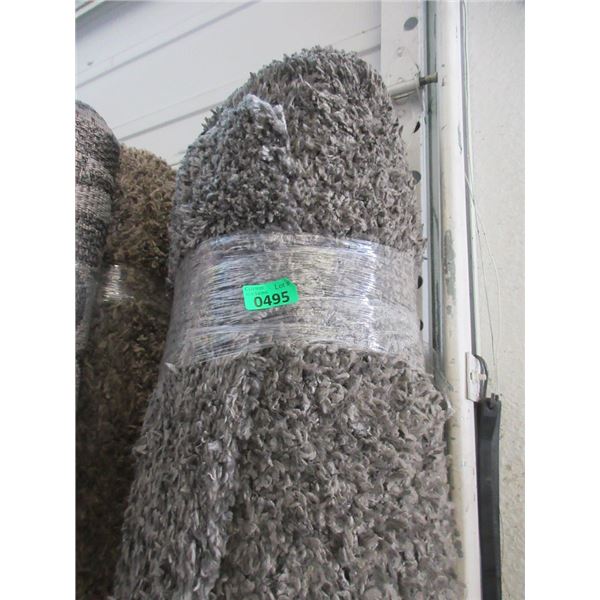 8' x 10' Grey Speckled Shag Area Carpet