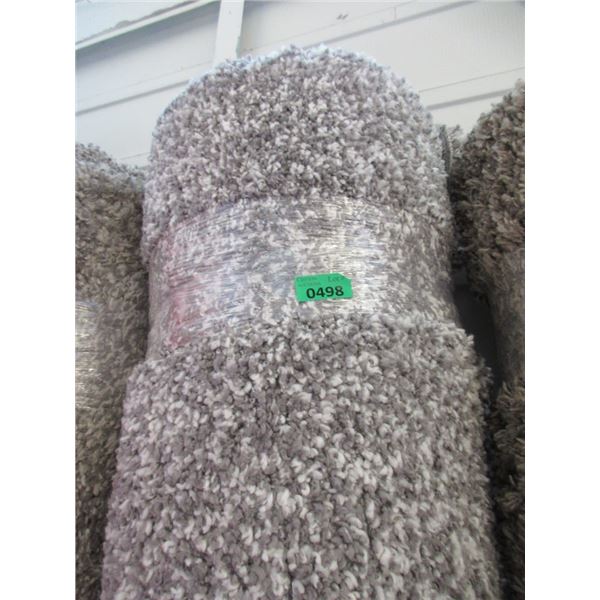 8' x 10' Grey Speckled Shag Area Carpet