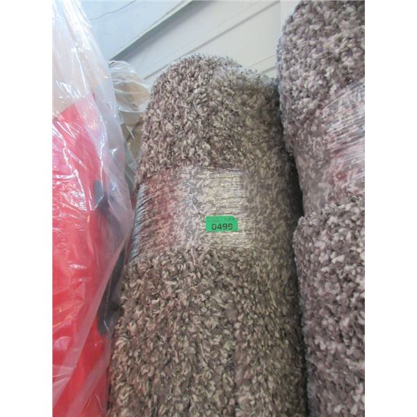 8' x 10' Grey Speckled Shag Area Carpet