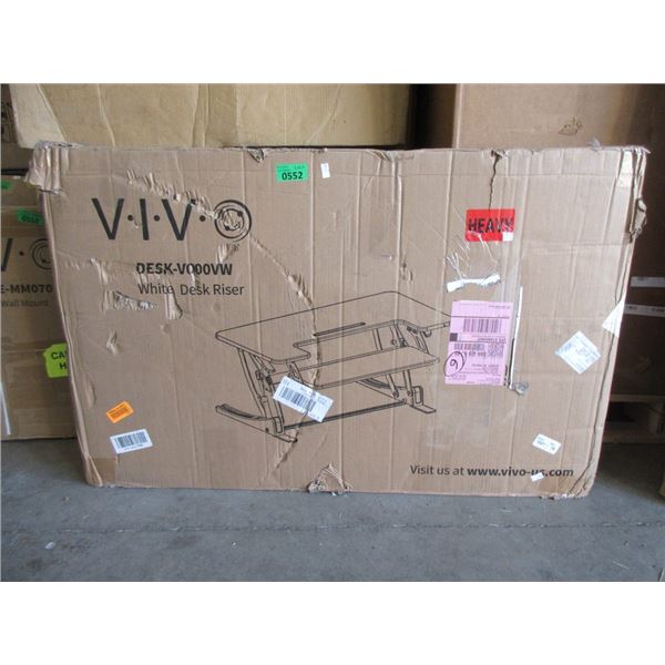 Vivo White Desk Riser - DESK-V000VW