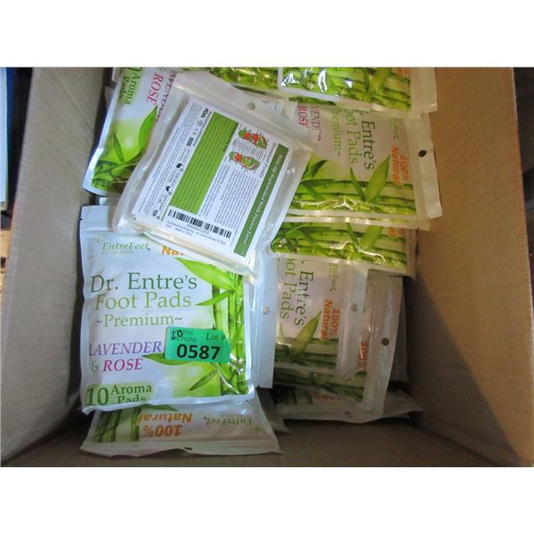 20 Packages of 10 Dr. Entre's Detox Foot Pads