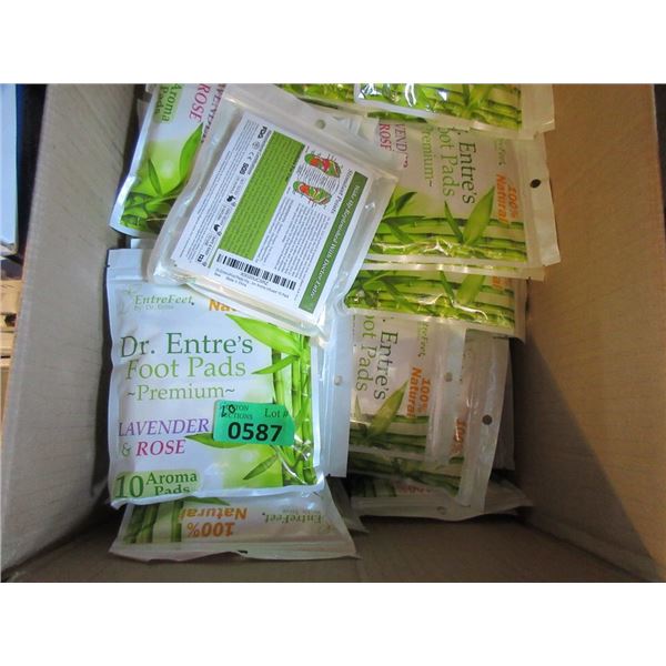 20 Packages of 10 Dr. Entre's Detox Foot Pads