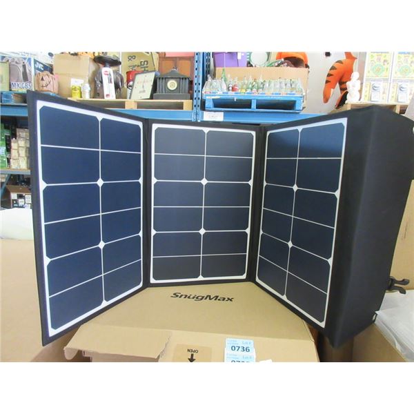 New Portable 3 Solar Panel Unit by Snugmax