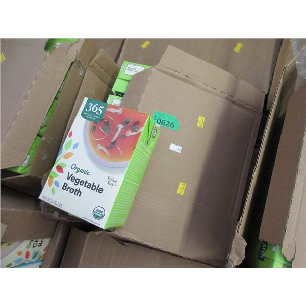 5 Cases of 8 Organic Vegetable Broth