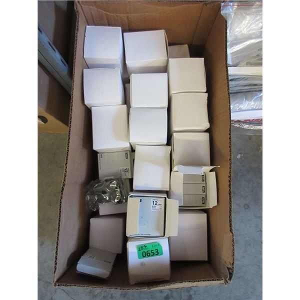 20+ Boxes of 12 mm Laminated Tape Cartridges