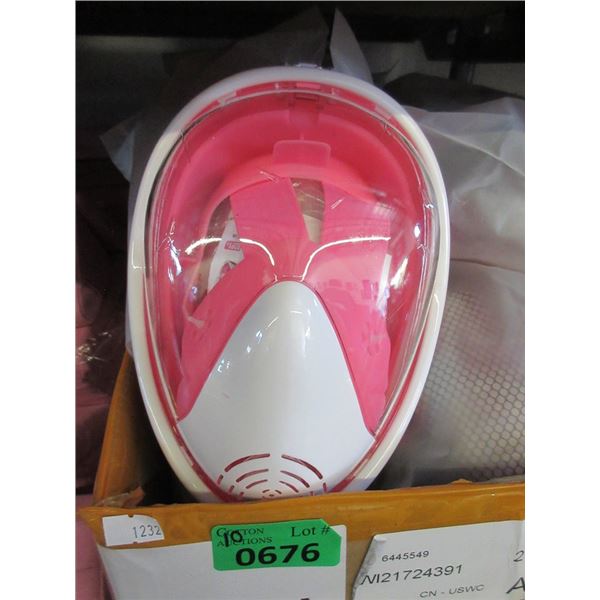 10 Kid's Pink Snorkeling Masks