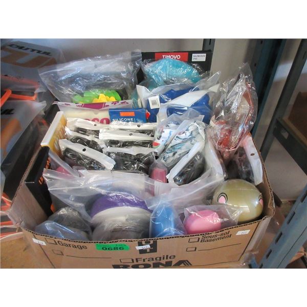 Box Lot of Assorted Amazon Overstock Goods