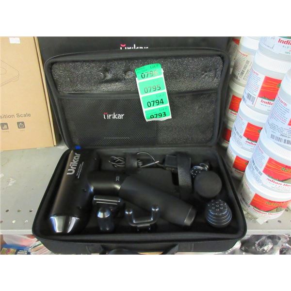 New Urikar Massage Gun with Case and Box