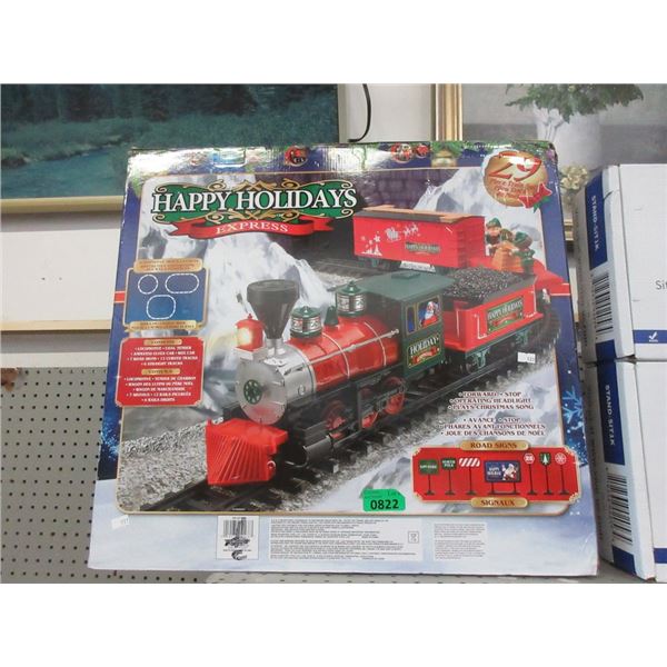 Happy Holiday Express Train Set