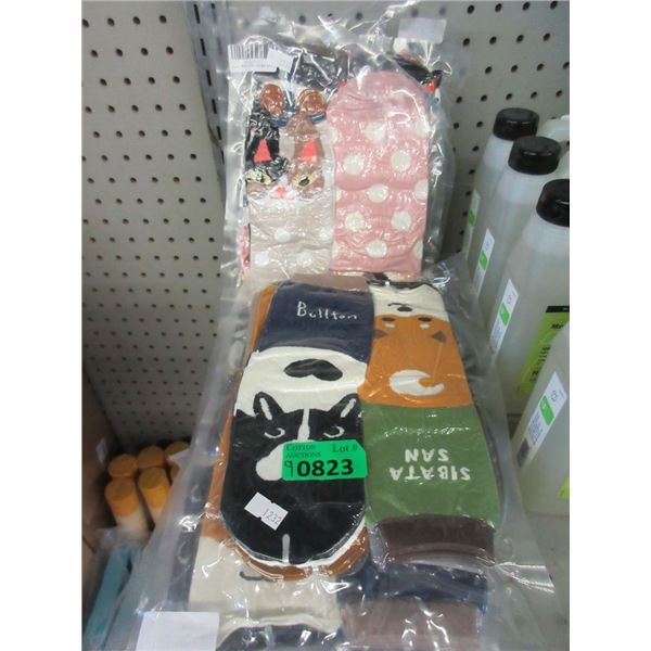 9 Packs of New Animal Theme Socks