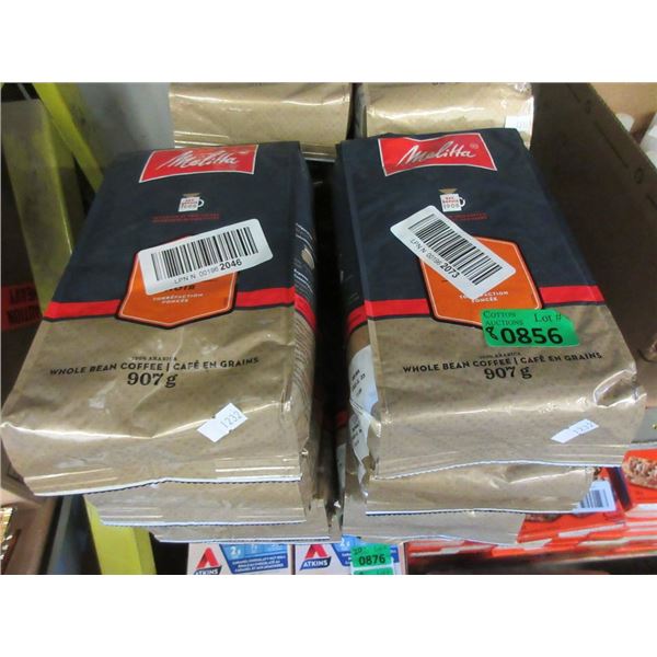 8 x 907 g Bags of Melitta Whole Bean Coffee