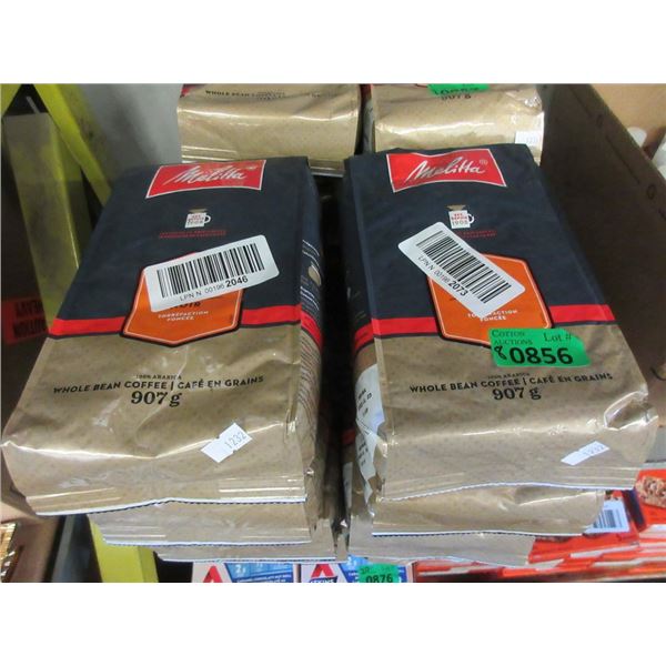 8 x 907 g Bags of Melitta Whole Bean Coffee