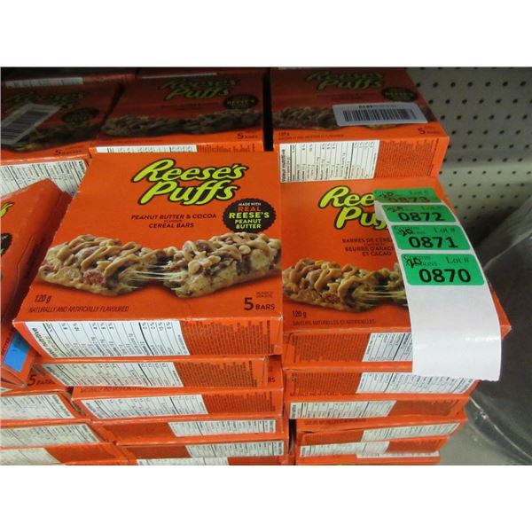 20 Boxes of Reese's Puffs Cereal Bars