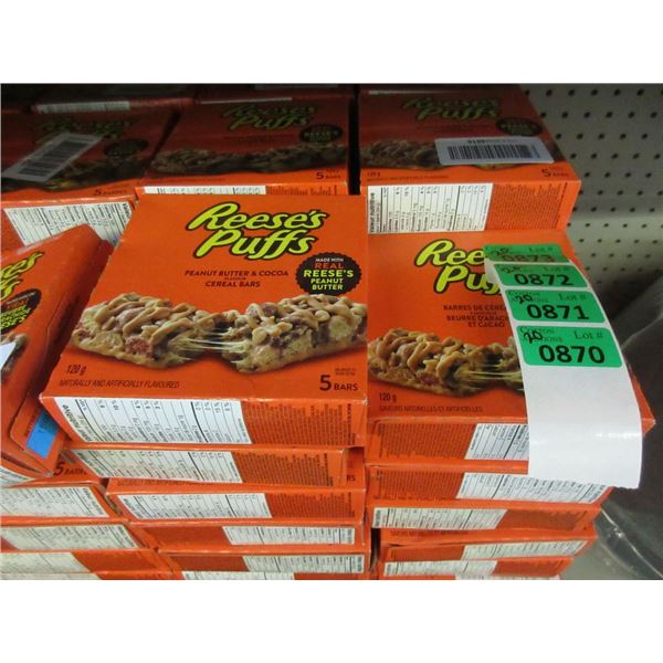 20 Boxes of Reese's Puffs Cereal Bars