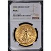 Image 1 : 1926 Mexico Gold 50 Pesos BU NGC MS62