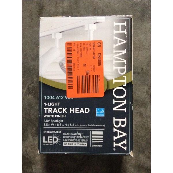 Hampton bay one track head with finish