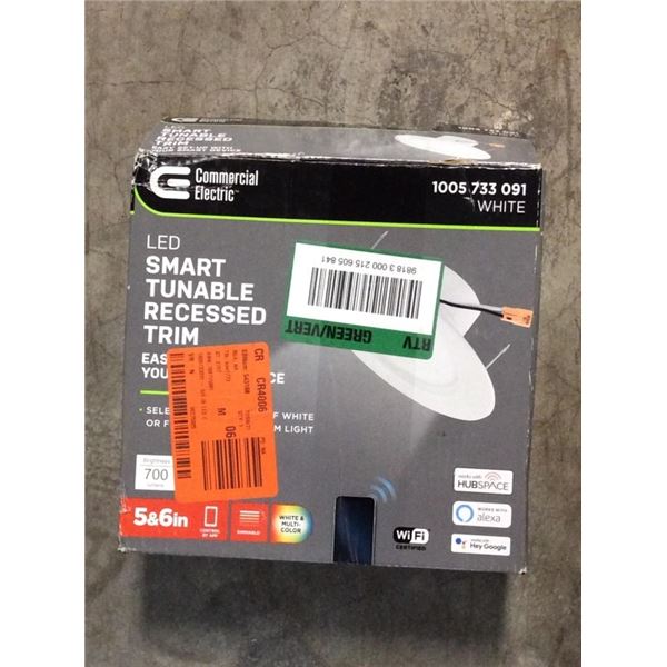 Commercial electric LED smart recessed trim
